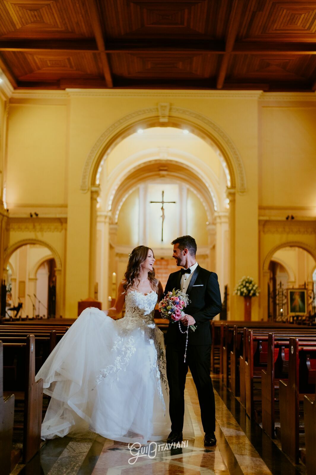 Foto CASAMENTO GI E GU | IGREJA MATRIZ | RIO CLARO - SP - Imagem 61